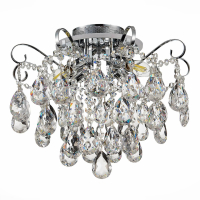 Evoluce SLE160002-04 Светильник потолочный Хром/Прозрачный E14, LED 4+1*40/5(подсветка)W SLE160002-04 фото