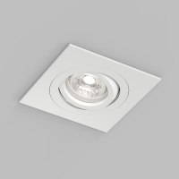 DK2111-WH Встраиваемый влагозащищённый светильник HYDRO, IP44, до 15 Вт LED, GU10, алюминий, белый DK2111-WH фото
