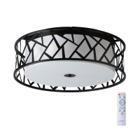 7700/60L AVRA LED SN Светильник металл/пластик/белый/черный LED 60Вт 3000-6000K D600 IP20 пульт ДУ FABIANA 7700/60L фото