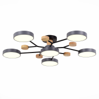 Evoluce SLE6006-702-06 Светильник потолочный Серый/Серый LED 6*12W 3000K/4500K/6000K SLE6006-702-06 фото