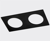 ITALLINE SP 02 BLACK Рамка декоративная, двойная SP 02 BLACK фото
