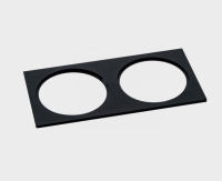 ITALLINE IT06-6016 black FR2 рамка для светильника, шт IT06-6016 black FR2 фото