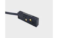 ITALLINE IT012-5039 black коннектор питания с проводом для шинопровода системы ATOM,шт IT012-5039 black фото