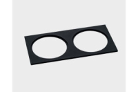 ITALLINE IT08-8038 black двойная рамка для светильника IT08-8035,шт IT08-8038 black фото