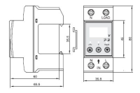 Реле контроля напряжения RD-MVL/40 Reletek pe1140665 фото