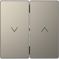 Schneider Electric Merten D-Life Никель Клавиша-кнопка для жалюзи MTN3855-6050 фото