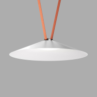 DK5568-WH+BK Cветильник для трека-ремня Belty, серия Flow, со светодиодом, D600*H122мм, 48V DC, 24W, RA90, 120°, 4000K, IP20, белый с черным, DK5568-WH+BK фото
