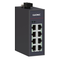 Промышленный неуправляемый коммутатор, 8×10/100/1000Base-T(X) портов RJ45, 12-48В DC, с резервированием N1000-8GT-P1 фото