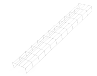Gauss Решетка защитная для св-ка ЛПО/ДПО 1320х230х96 1/5 903265601 фото
