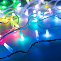 Светодиодная гирлянда ARD-STRING-CLASSIC-10000-WHITE-100LED-MILK-LIVE RGB-DMX (24V, 10W) (Ardecoled, IP65) 031748 фото
