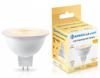 Ambrella Лампа светодиодная 170713 LED MR16 7W IC GU5.3 2700K 175-265V 38° 170713 фото