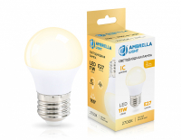 Ambrella Лампа светодиодная 451103 LED G45 11W IC E27 2700K 175-265V 451103 фото