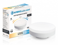 Ambrella Лампа светодиодная 541201 LED GX53 12W IC 220-240V 6400K 4000K 2700K CCT Memory 541201 фото
