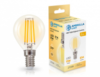 Ambrella Лампа светодиодная Filament 451133 LED P45 11W E14 2700K 220-240V 451133 фото