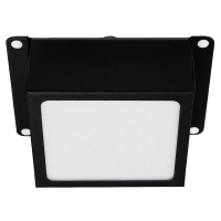 Jazzway Светильник светодиодный ДВО PPL 089/G OPAL  9W 4000K BLACK IP40 
