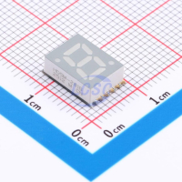 HDSM-281B Модуль индикаторный 1-знаковый 9-ти светодиодный синий общий анод 11-Pin SMD лента на катушке Broadcom pe200521 фото