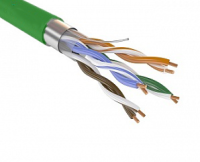 SPL Кабель витопарный, категории 6, U/UTP, 4 пары, 23 AWG, LSZH нг(A)-HFLTX, для внутренней прокладки,зеленый, коробка 305 м 500001 фото
