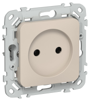 IEK FLITE Роз. без з/к/ш б/к 10А РС01-1-ФлЛ льн. FI-R10-10-1-K88 фото