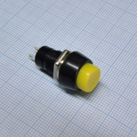 PBS-20A-2/Y Кнопка ON-OFF 1A 250VAC круглая M10 с фиксацией желтая Jietong pe78960 фото
