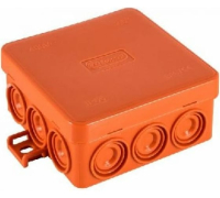 JBL085 Коробка огн. E60-E90,о/п 85х85х38,без галогена, 12 вых., IP55, 4P, (0,15-2,5мм2), цвет оранж (43155HF) Ecoplast 43155HF фото