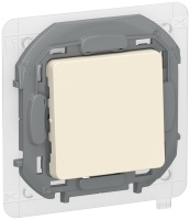 IEK INSPIRIA Слоновая кость Переключатель IP44 10 AX - 250 В. 6736711 фото