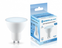 Лампа светодиодная 180906 LED MR16 9W IC GU10 6400K 175-265V 180906 фото