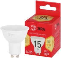 ЭРА Лампа светодиодная RED LINE LED MR16-15W-827- GU10 R 15Вт софит теплый белый свет GU10 Б0070093 фото