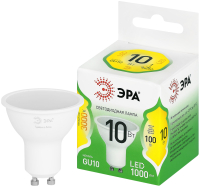 ЭРА Лампа светодиодная GREEN LINE LED MR16-10W-830-GU10 GL 10Вт софит теплый свет GU10 Б0067006 фото