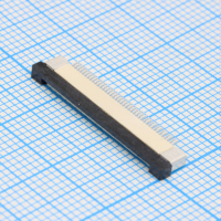 DS1020-09-40VBT1B-R FPC разъем для шлейфа на плату, поверхностный монтаж 40pin, шаг 0.5мм (контакты сверху) CONNFLY pe379727 фото