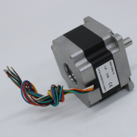 FL86STH65-2808A-12 Шаговый электродвигатель NEMA 34, фланец 86мм, длина корпуса 65мм, ток фазы 2.8А, количество выводов 8 выводов, шаг 1.8°, тип вала вал с одной стороны, крутящий момент 3.4 Н*м, диам pe1138771 фото