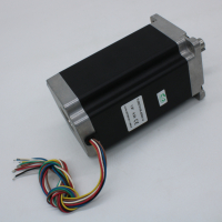 FL86STH156-4208A-14 Шаговый электродвигатель NEMA 34, фланец 86мм, длина корпуса 156мм, ток фазы 4.2А, количество выводов 8 выводов, шаг 1.8°, тип вала вал с одной стороны, крутящий момент 12 Н*м, диа pe1138760 фото