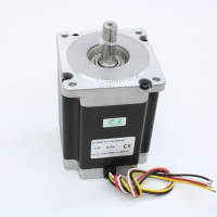 FL86STH118-6004A-12,7 Шаговый электродвигатель NEMA 34, фланец 86мм, длина корпуса 118мм, ток фазы 6А, количество выводов 4 вывода, шаг 1.8°, тип вала вал с одной стороны, крутящий момент 8.7 Н*м, диа pe1138769 фото