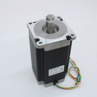FL86STH156-6204A Шаговый электродвигатель NEMA 34, фланец 86мм, длина корпуса 156мм, ток фазы 6.2А, количество выводов 4 вывода, шаг 1.8°, тип вала вал с одной стороны, крутящий момент 11.2 Н*м, диаме pe1139329 фото