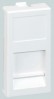 Simon Connect Алюминий Адаптер на 1 RJ45 CJ545U(FM), CJ546U(FM), шторка, 22,5х45мм KA76-8 фото