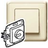 Legrand Cariva Крем Светорегулятор поворотный 300W для л/н (вкл поворотом) 773717 фото