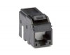 DKC Модуль  Keystone RJ45 CAT5E неэкранированный, черный (форм-фактор МС) RNK5EUBK фото