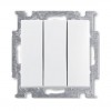 ABB BJB Basic 55 Бел Выключатель 3-клавишный, 16А 2CKA001012A2155 фото