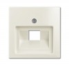 ABB BJB Basic 55 Шале (бел) Накладка 1-ой ТЛФ/комп розетки наклонной 2CKA001753A0210 фото
