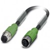 Phoenix Contact SAC-4P-M12MS/0,6-PUR/M12FSSHBK Кабель для датчика / исполнительного элемента 1553899 фото