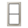 JUNG FD Design Edelstahl Рамка 2-ая FDES2982 фото