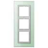 JUNG LS plus Стекло Светло-зеленое Рамка 3-ая LSP983GLAS фото