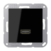 JUNG A 500 Черная Розетка HDMI 1-ая MAA1112SW фото