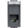 BTicino Livinglight Антрацит розетка ТЛФ RG 11, 1 мод L4258/11N фото
