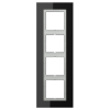 JUNG LS Plus Стекло Черное Рамка 4-ая LSP984GLSW фото