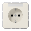 JUNG Штепсельная розетка SCHUKO 16A 250V~ с полем для надписи слоновая кость CD1520NA фото