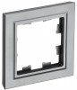 IEK Brite Base сталь рамка 1 место BR-M12-K46 фото