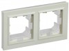 IEK Brite Base бежевый рамка 2 места  IP44 BR-M22-44-K10 фото