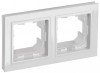 IEK Brite Base белый рамка 2 места  IP44 BR-M22-44-K01 фото