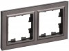 IEK Brite Base тёмная бронза рамка 2 места BR-M22-K45 фото