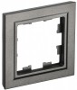 IEK Brite Base тёмная бронза рамка 1 место BR-M12-K45 фото